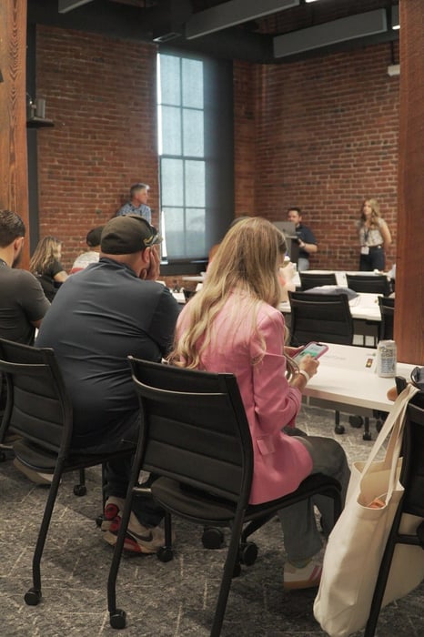 An electrical training session at Leviton Live